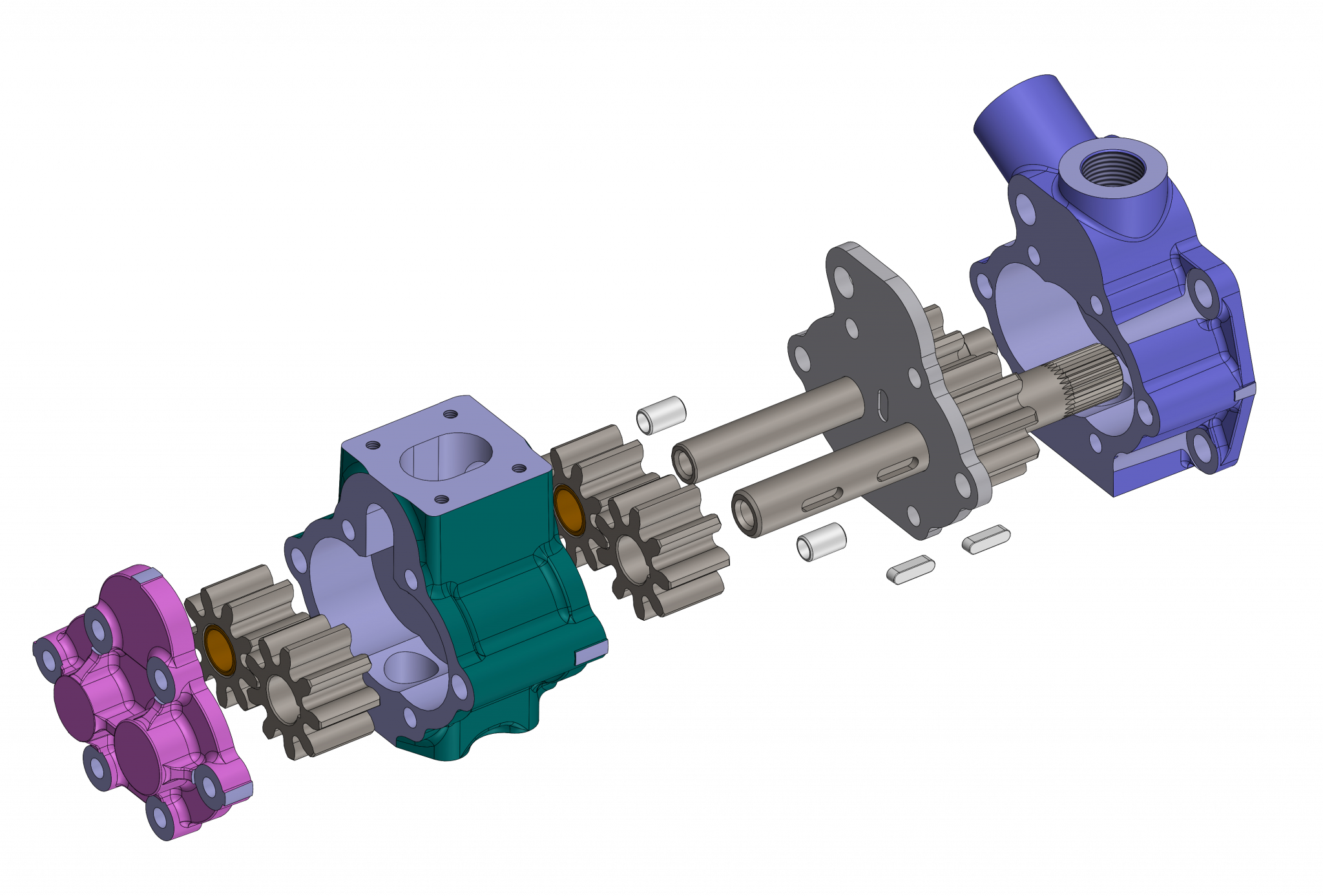 200s oil pump assembly